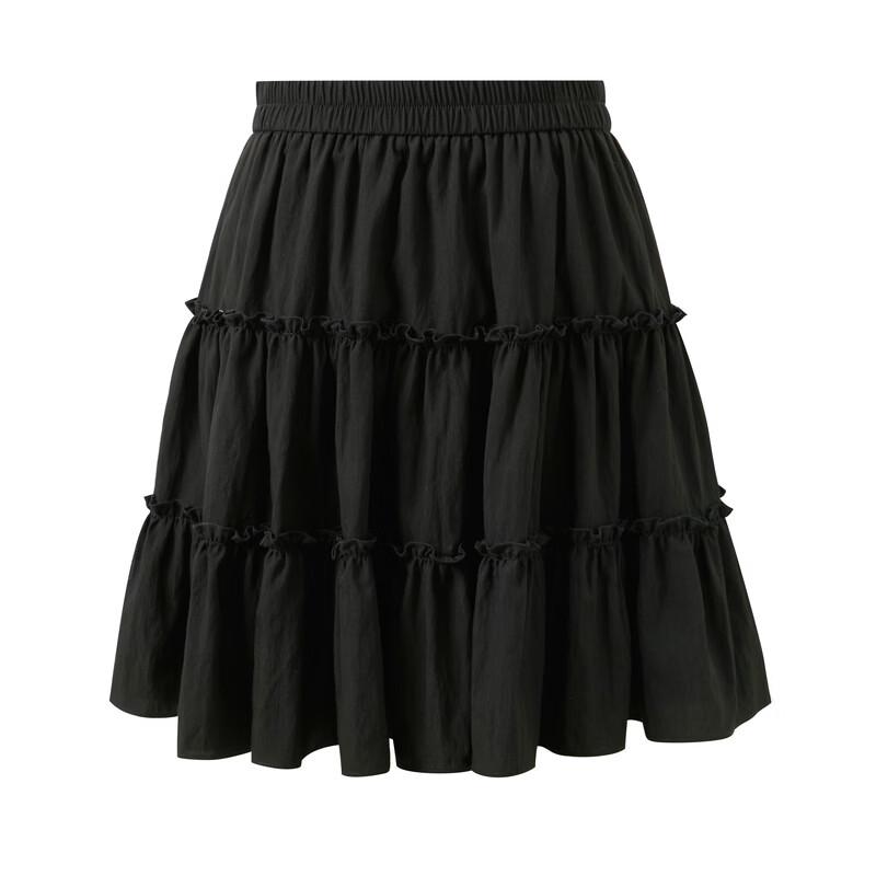 San Cai Plus Size Sweet A-Line Short Skirt