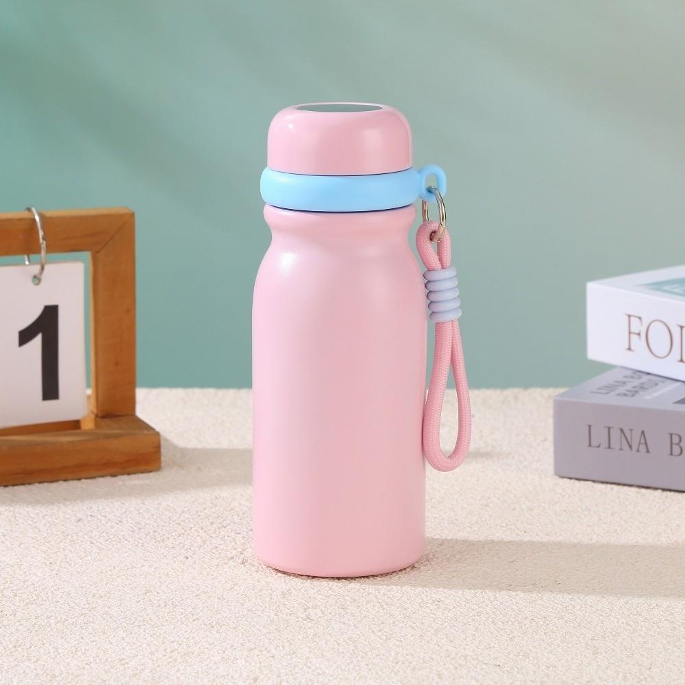 Portable Straw Thermos Cup Stainless Steel Vacuum Flask Insulated Water Bottle  Coffee Tea