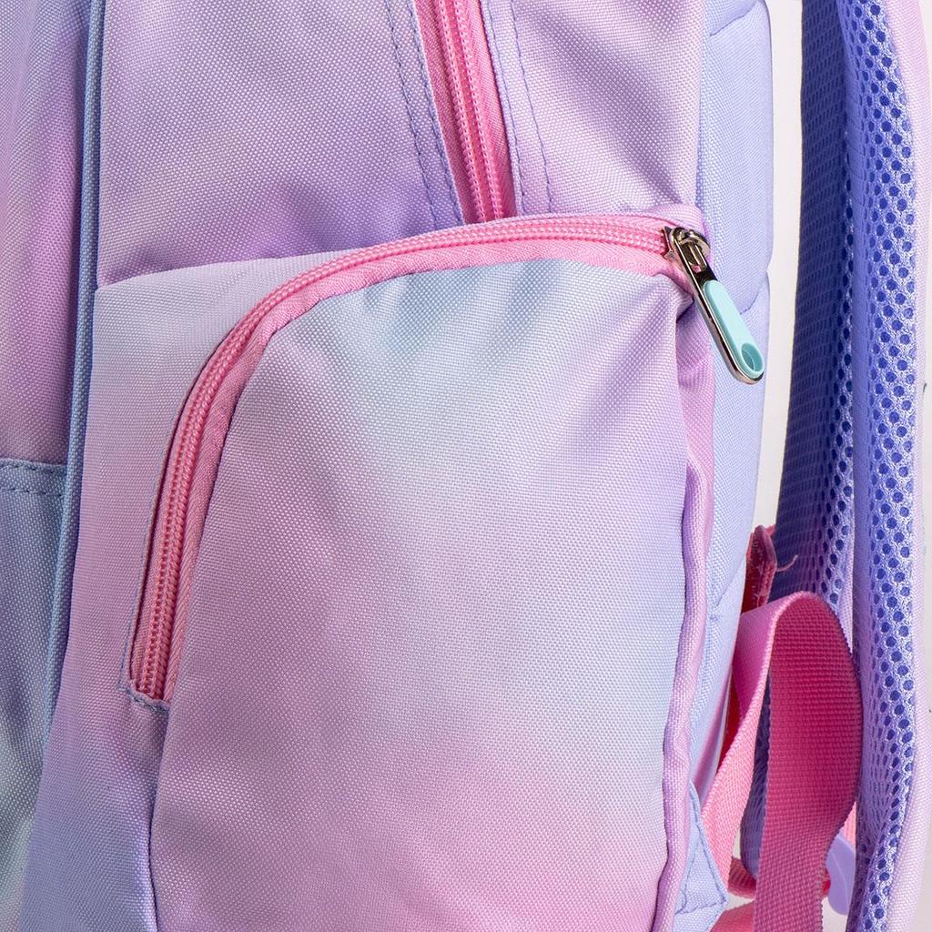 Ghiozdan Scoala School Backpack 2 Compartments 42x32x15 cm I Love Stitch Blue Kids Backpack Large Capacity