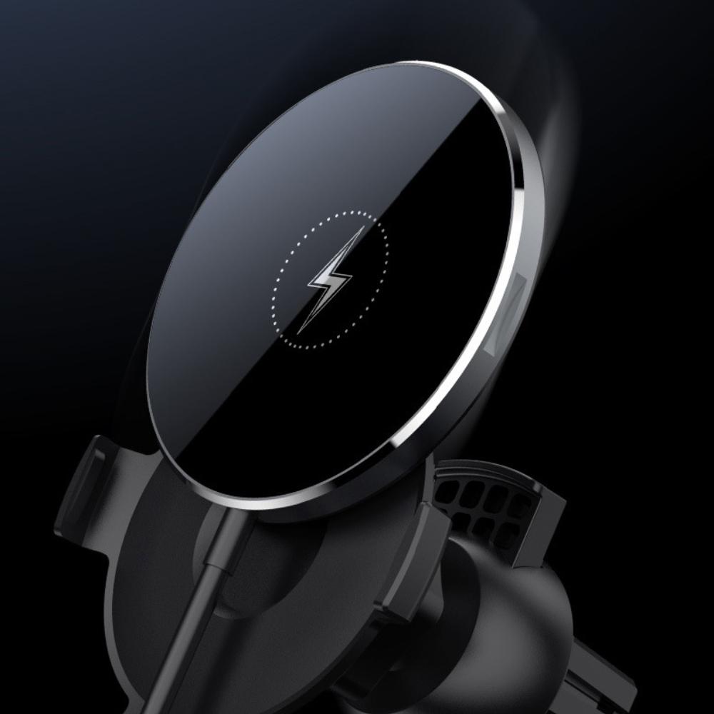 

Для iPhone 15Wmagsafe Магнитное беспроводное зарядное устройство для iPhone Зарядное устройство apple чёрный