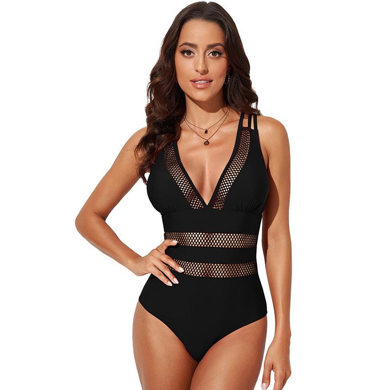 

Женский купальник слитный с принтом и высокой талией, с нагрудными вкладышами S