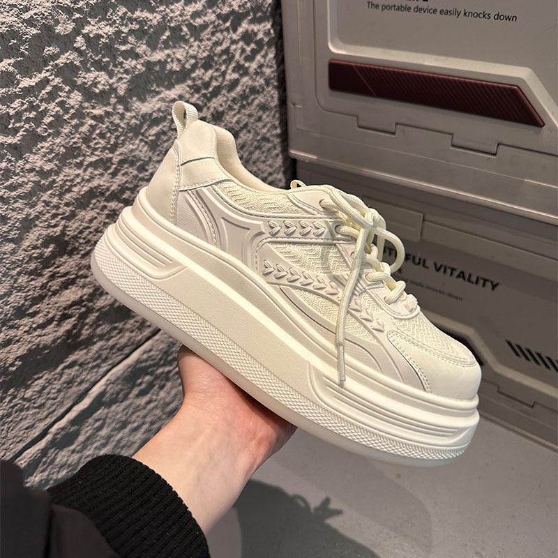 

Suction film sole white shoes women s spring and summer new sports dad shoes versatile casual single shoes lightweight fashion women s shoes 40