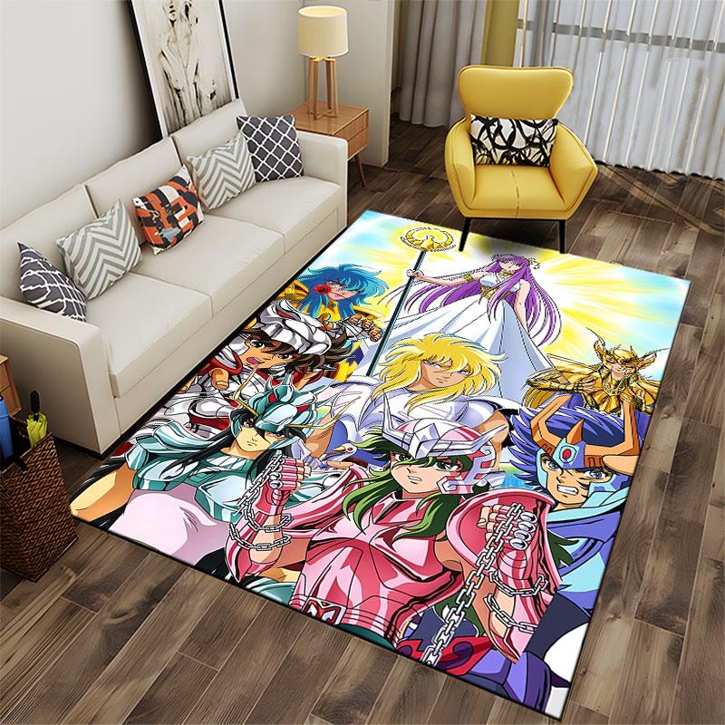 Anime Warrior Characters Carpet suitable as a non-slip mat for the living room or bedroom sofa