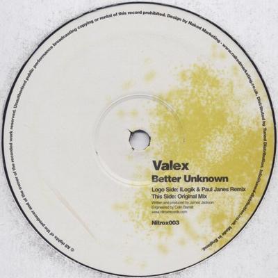 12inch Record VALEX - Better Unknown NITROX003 Nitrox Records 2005 UK Dance & Electronica Used