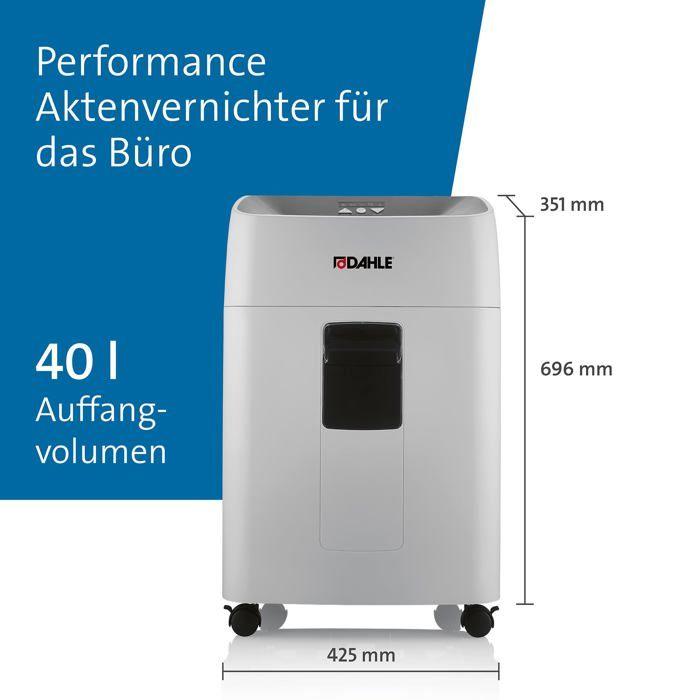 Destructeur de documents - Dahle - 504P - 40L - P-5 - Automatique