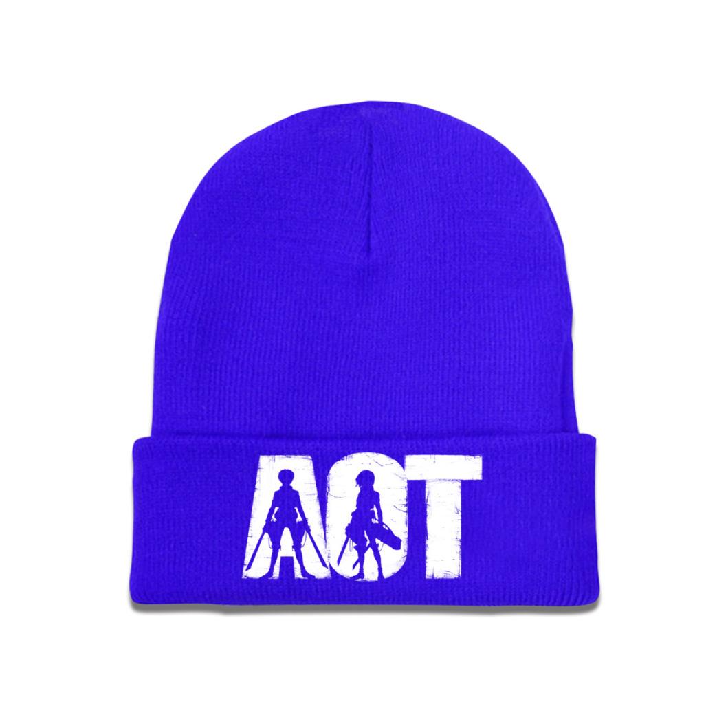 Attack on Titan Shingeki no Kyojin Titanenjäger Strickmütze Damen Unisex Skullies Beanies Wintermützen Anime Manga AOT Mütze
