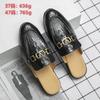 Small Leather Shoes Men's Korean Version Trendy Versatile Casual One-pedal Lazy Loafer Shoes Pointed Hair Stylist Nightclub British Style
