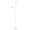 PLATINET FLOOR LAMP E27+E14 WHITE [45177]