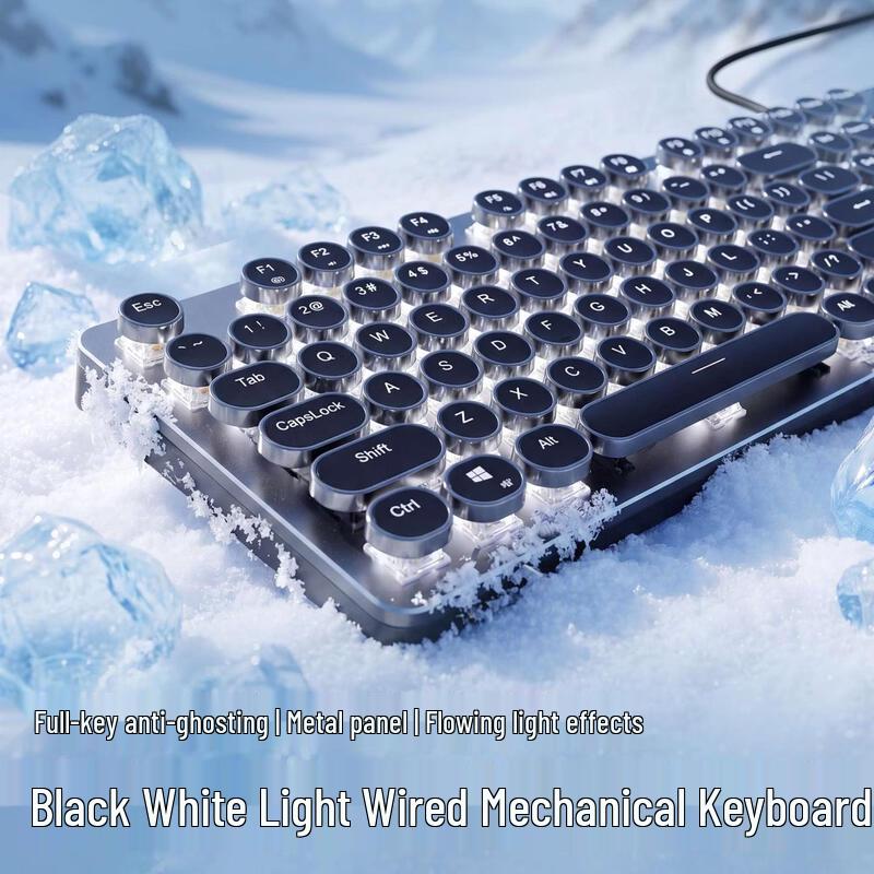 OLOEY Compact 61-Key Wired Mechanical Gaming Keyboard