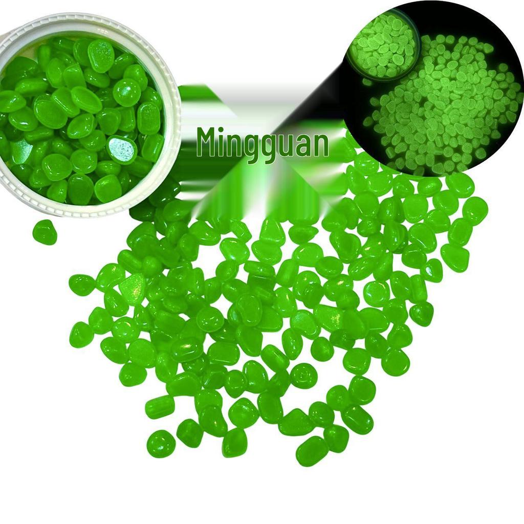 5-8mm Luminous Artificial Fluorite Pebbles for Aquariums and Gardens