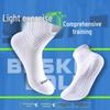 Yifan Men's Odor-Resistant Mid-Calf Sports Socks, Sweat-Absorbent, Breathable, Thick Terry Bottom