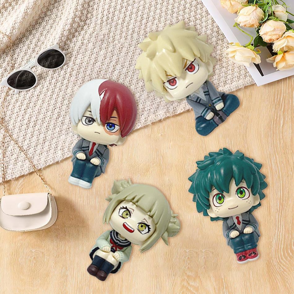 In Stock  My Hero Academia Midoriya Izuku/Bakugou Katsuki/Todoroki So Figure Anime Model Dolls Toy Gift