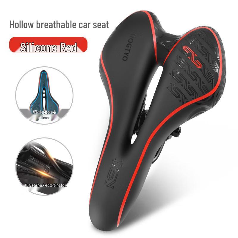Lishe Thickened Silicone Bicycle Saddle