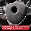 For BMW F10 F18 F07 F01 Series 5 7 Made of Alcantara Wrap Car Interior Steering Wheel Trim Cover Sticker Auto Tuning Accessories
