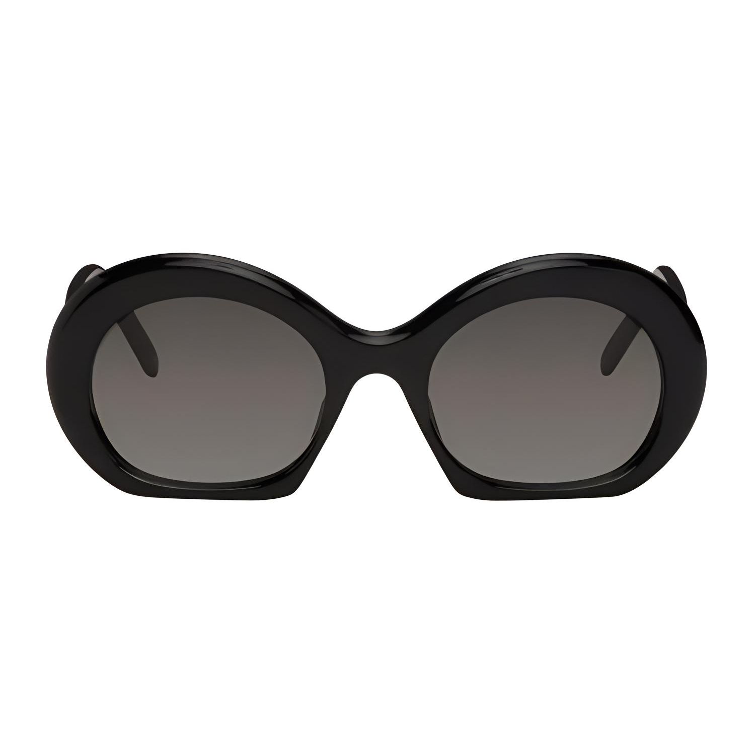 Loewe Logo Irregular Frame Sunglasses Men sunglasses Black LW40077I5401B 55