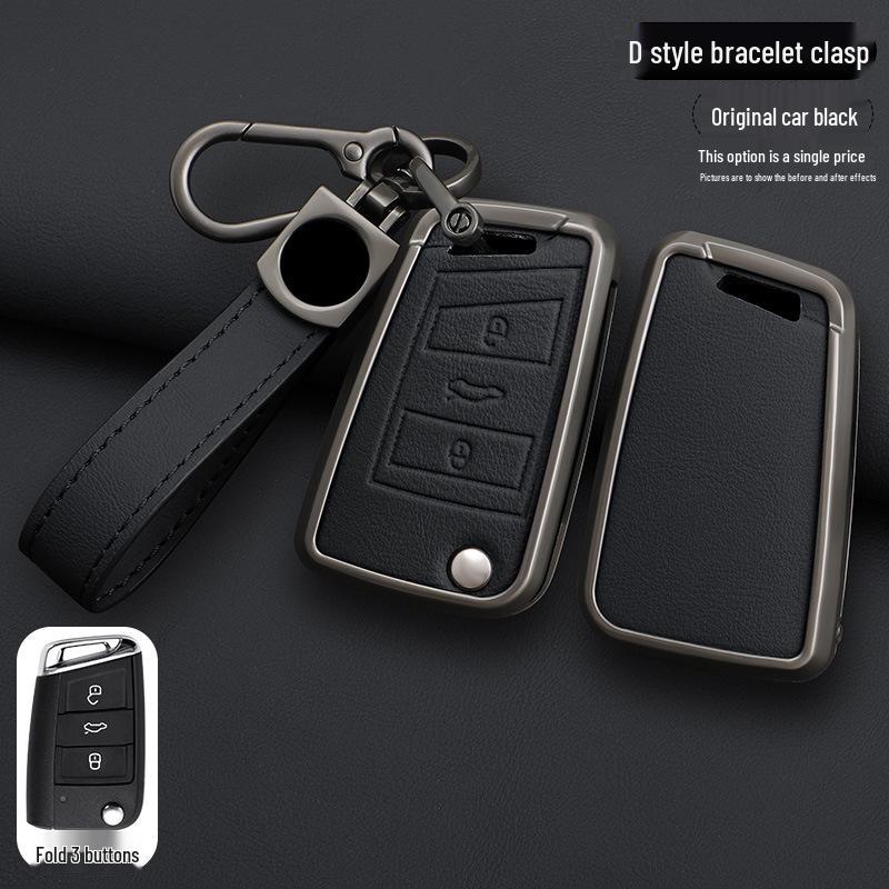 Volkswagen Key Cover Set for Lamando, Tiguan L, Golf 7, Tayron, T-Roc, Tharu, Teramont, Lavida, and Sagitar
