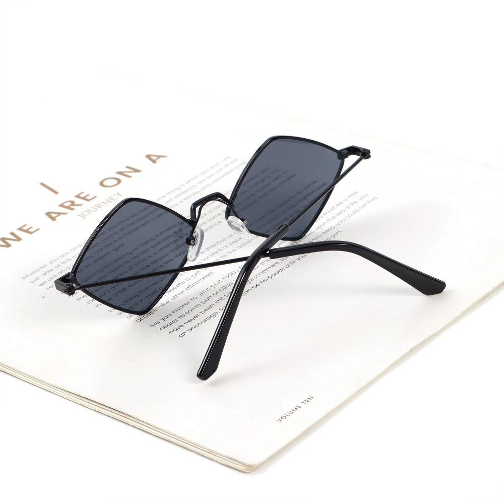 Vintage Metal Small UV Protection Film Diamond Shape Women's Sunglasses Sun Glasses Men's Shades