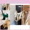 Stylish Versatile Solid Color Shoulder Bag With Unique Crescent Shape For Daily Use