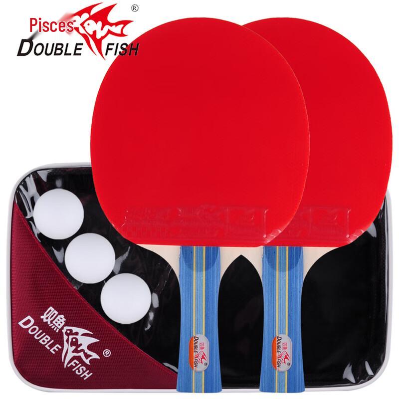 DOUBLE FISH 236A Table Tennis Racket Set (2-Pack)