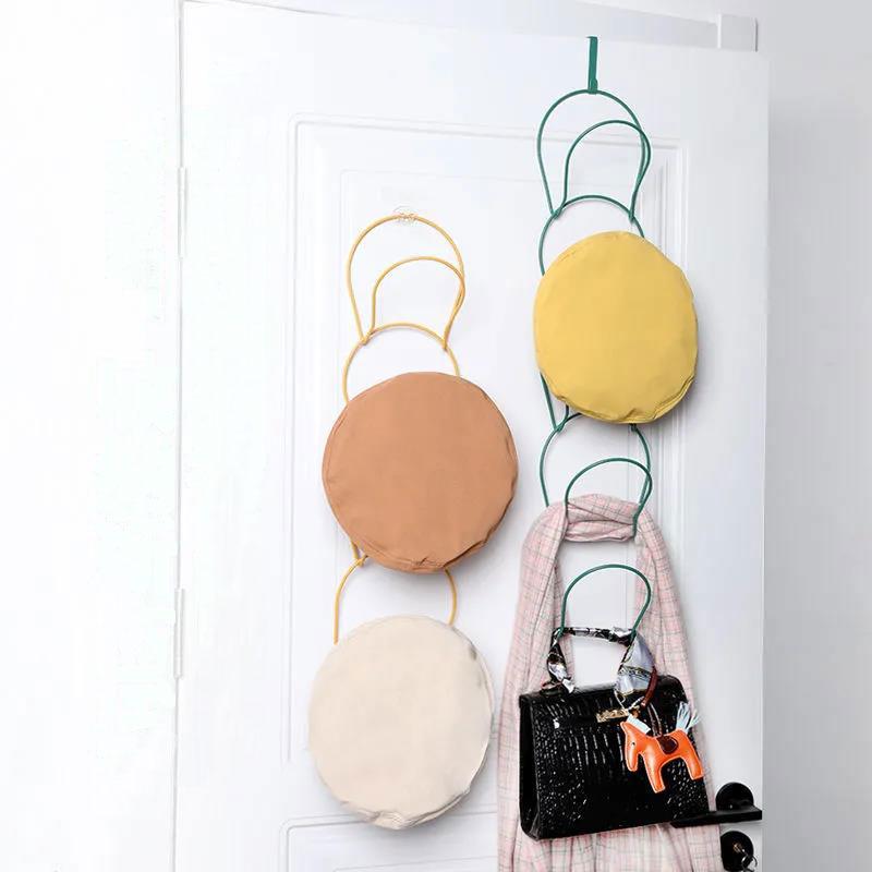 5PCS Hanging Hat Storage Rack Hanger Hook Storage Artifact Door Home Wall Hanging Rack Hat Rack Door Back Shelf Support Bathroom Towel Rack