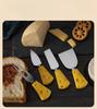 Stainless Steel Cheese Knife 4-piece Gift Box Set Western Tableware Knife and Fork Kitchen Tool and Cutlery Set Gift Giving