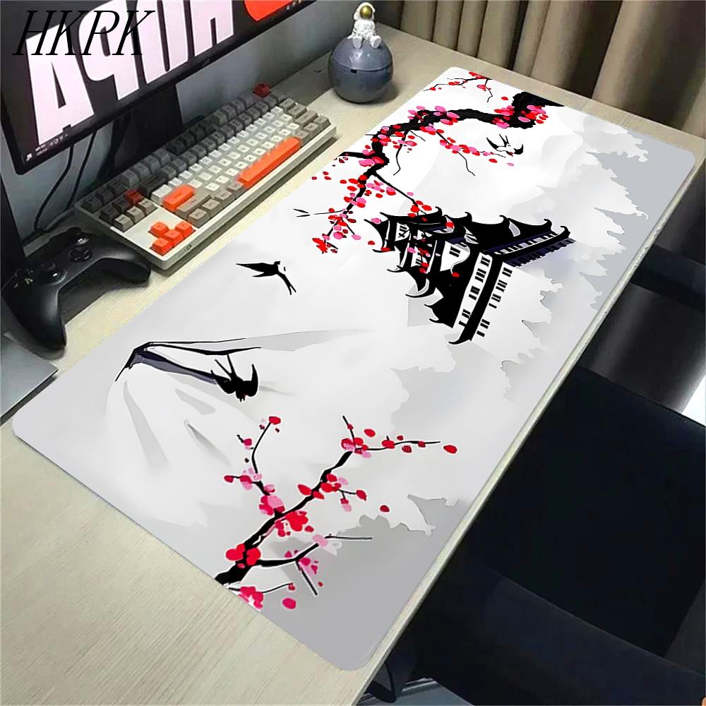 XXL Mouse Pad Gaming Sakura Japanese Cherry Blossom XL Home New HD Mousepad Non-Slip Office Carpet Laptop Mice Mat Keyboard Pads