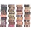YUBBAEX Maskeringstape Retro Antik Washi Papir Værdipakke til og Scrapbøger 36 Ruller Sæt Stil, Vintage, Mønster, Tape, Dagbøger, Dekoration,