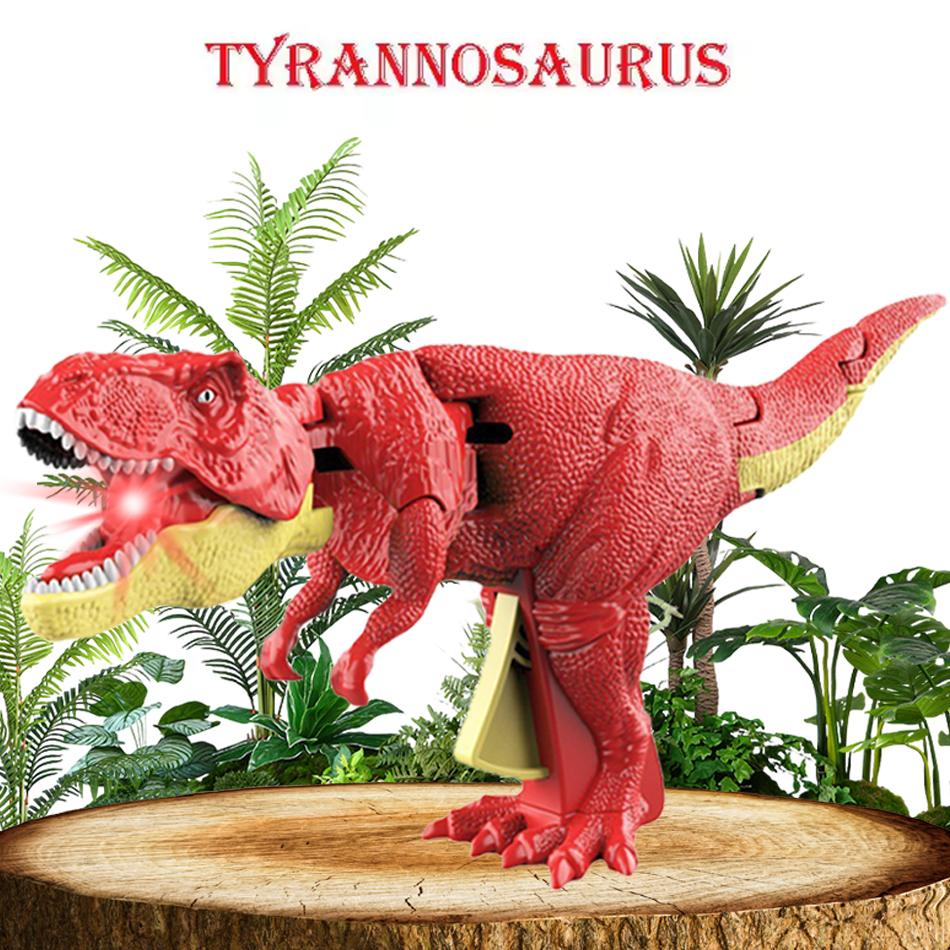 Dinosaurs Zazaza Press Dinosaurs Zaza Toy with Sound Children's Fidget Toys Decompression Toy Telescopic Swing Dino Model Kids
