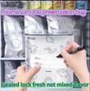 Zipper-style Thickened Aluminum Foil Sealed Cold Bag; Home Freezer Food Preservation Bag; Environmental Food Packaging Bag.
