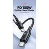 Toocki LED Light USB C to Type C Cable for iPhone 15 Pro Samsung 1/2/3/5Pack TPE 100W Fast Charging USB C Data Cord for Oneplus