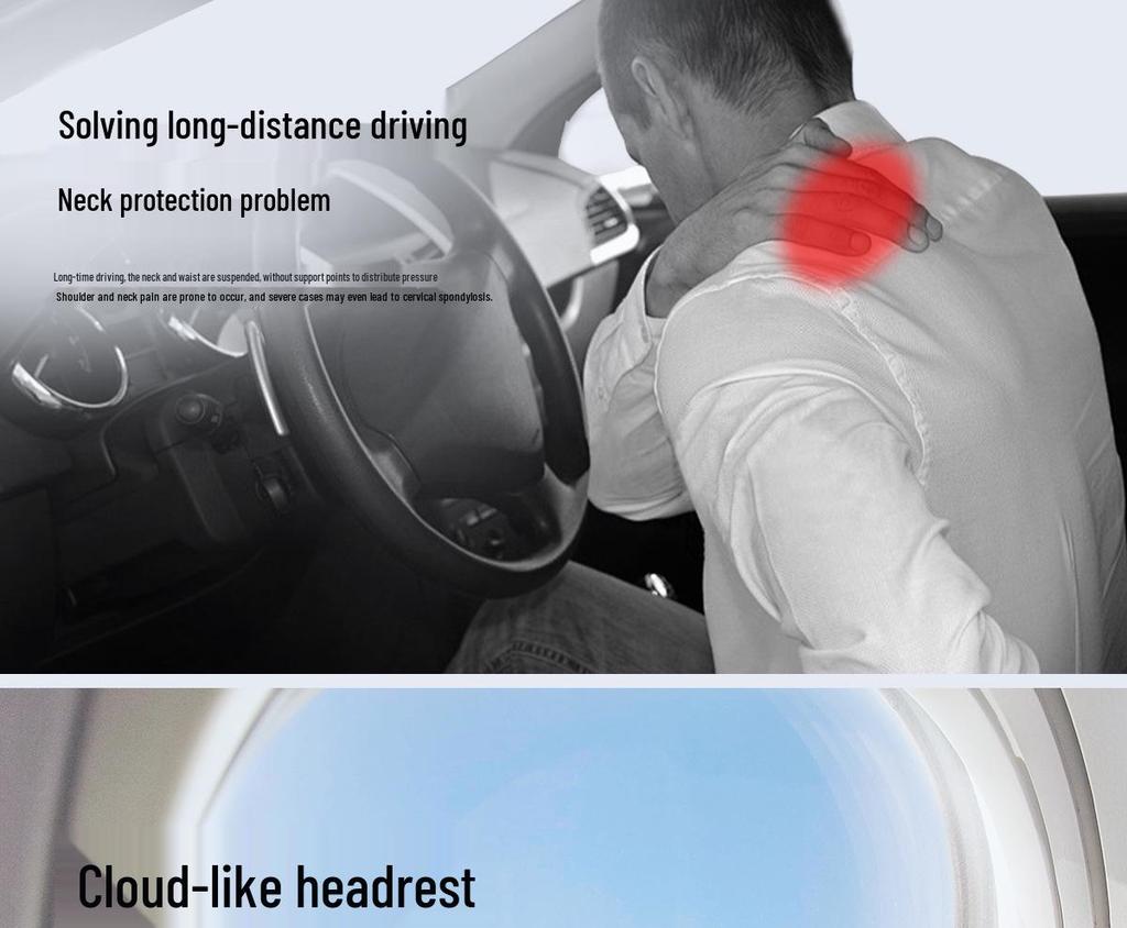 Nio Car Headrest & Neck Support Pillow for ET5, ET5T, EC6, ES6, ET7, EC7, ES8 Models
