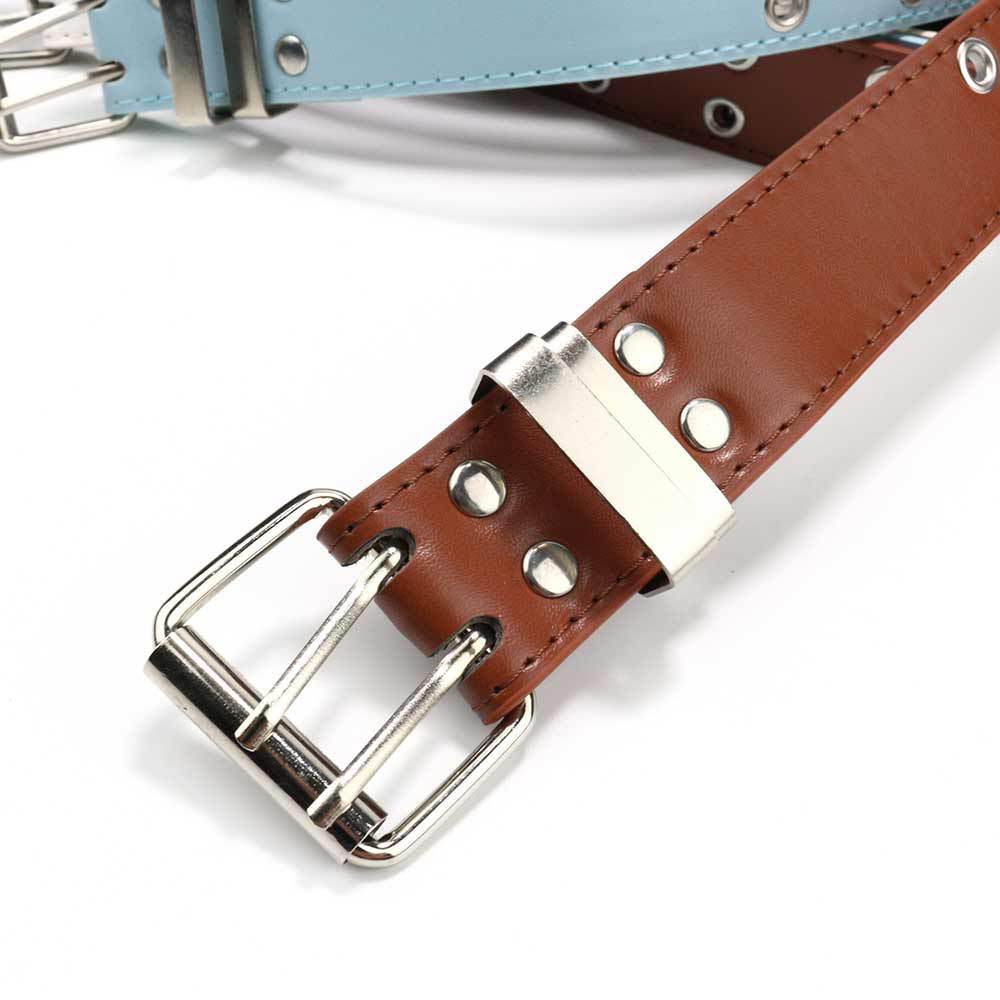 Punk Belt Women'S Decorative Chain Jeans Belt Double Gas Eye Corns Women'S Belt