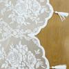 Decorative Lace Short Curtain Soft Tasseled Fringe Semi Transparent Designs For Bedroom Window Dorm Decoration