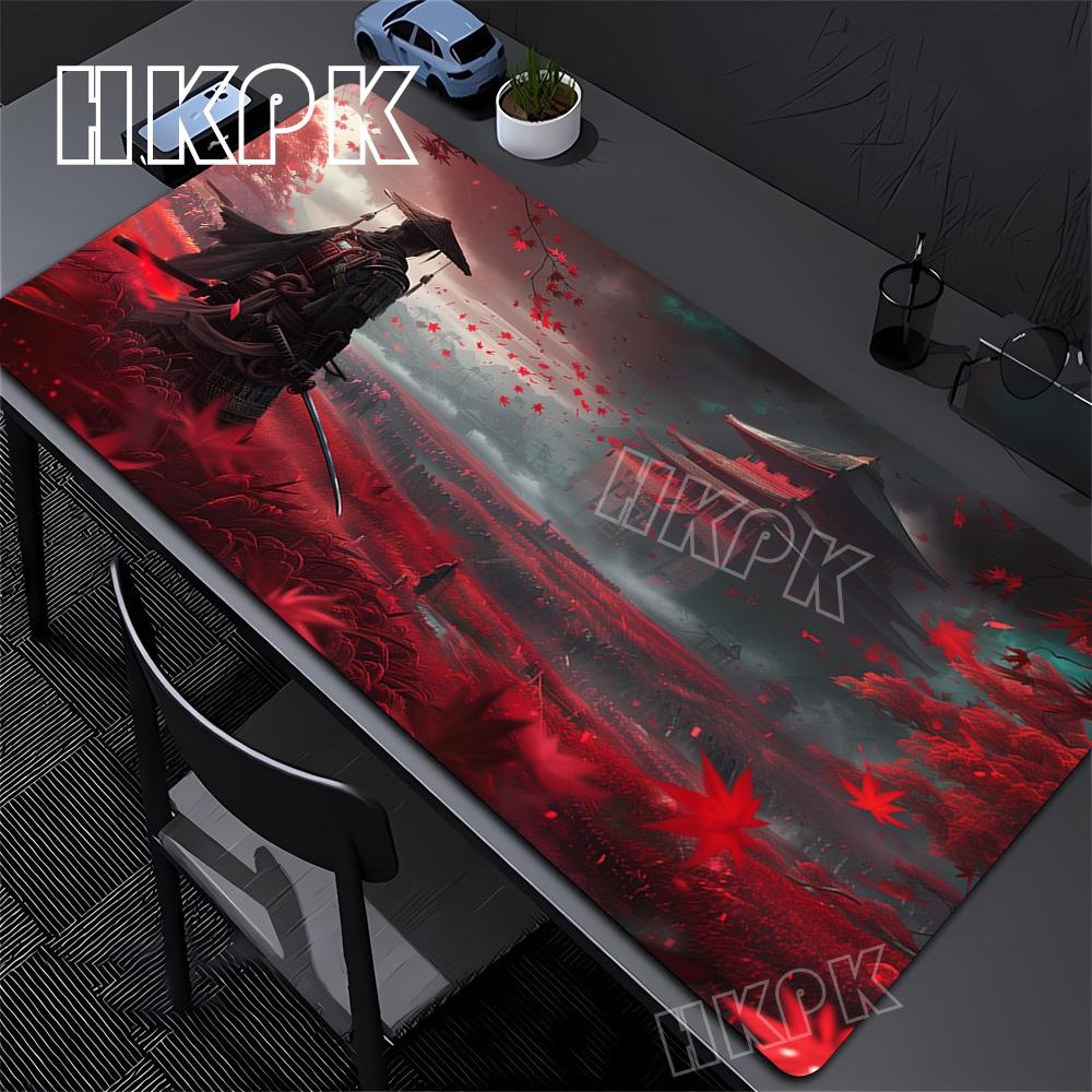 Ghost of Tsushima Mouse Pad XXL Tappetino da Scrivania 900x400 Kawaii Accessori per Scrivania del Computer Tappetino per Mouse Tappetino Mouse Grande Tappetino Mouse Gamer Pad in Gomma