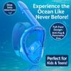 Full Dry Snorkel Mask with Panoramic View Anti-Fog Full Face Diving Mask for Adults and Teens---