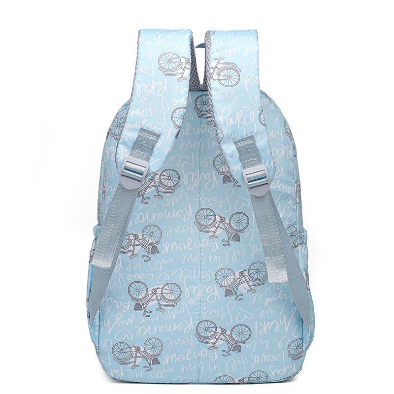 New Simple Backpack Three-piece Large Capacity Travel Backpack Junior High School Student Fashion Versatile Student Bag