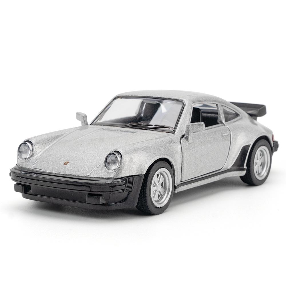 (Boxed) 1:36 Porsche 911 Turbo 1978 Alloy Model Car Ornament - No Sound or Light