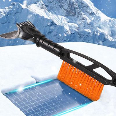 Car Snow Brush and Ice Scraper Removable Window Scraper Remove Snow Remover Multifunctional Brush for Parking Trucks Morning