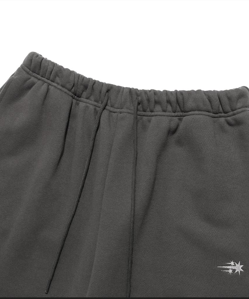 NICEGHOSTCLUB Boots Cut Panel Sweat Pants_Charcoal(Ng2Fsupa00A)
