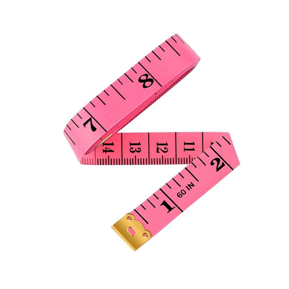 

Двойные шкалы Измерительная линейка Черный/Розовый Швейные линейки Швейные принадлежности Рулетки Pink tape