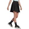 Adidas Originals Adicolor Contempo Solid Pleated Loose Comfortable Sports Casual Skirt Women Skirts Black HN3669