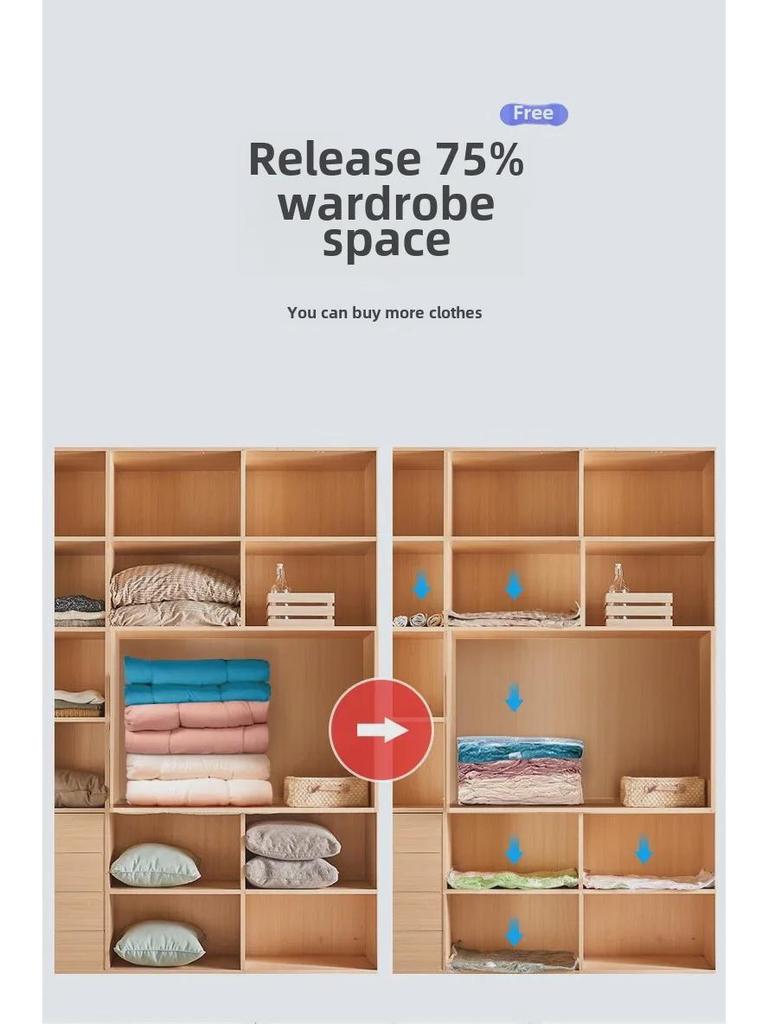 Extra großer Vakuum-Kompressionsbeutel für Latexmatratzen – ideal für Studenten und zur Lagerung beim Umzug