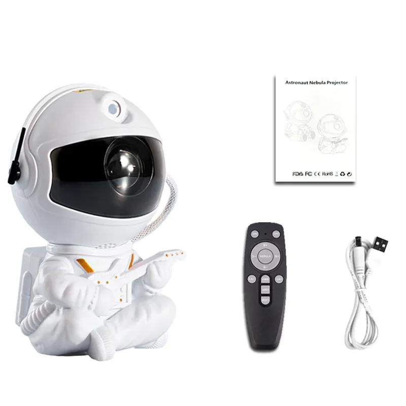 Astronaut Galaxy Projector 8 Color Nebula & Galaxy Night Light, Auto Timer, Remote Control, Portable Space Gift for Boys Girls