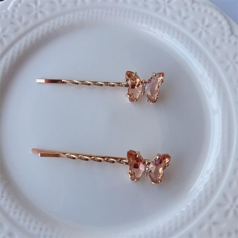 Elegant Butterfly Hair Clip for Women – Stylish Back-of-Head Clip and Side Bangs Accessory