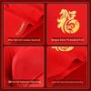 Lonsa Men's Red Cotton Antibacterial Boxer Briefs & Socks Set
