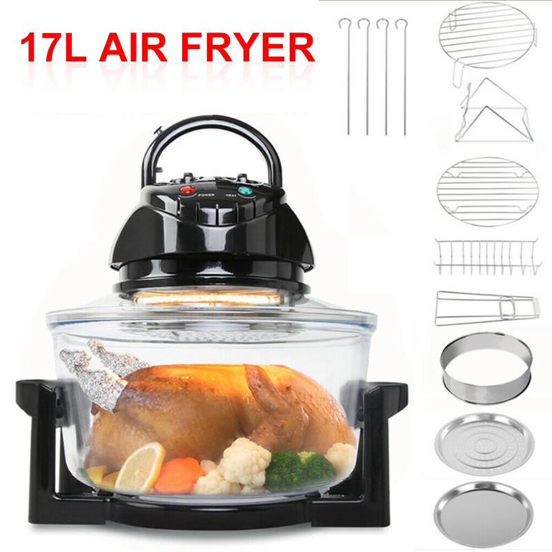 7L Multifunction Electric Frier Air Fryer 1110V / 220V Oven Roaster Chicken Oil-free Fryer Health Fryer Pizza Cooker Airfryer Accessories