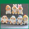Adorable Llavero de Peluche de Gato Tiburón Peluche Corto Suave Colgante para Bolso