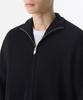 MUSINSA STANDARD Cotton High-Neck Zip-Up [Black]