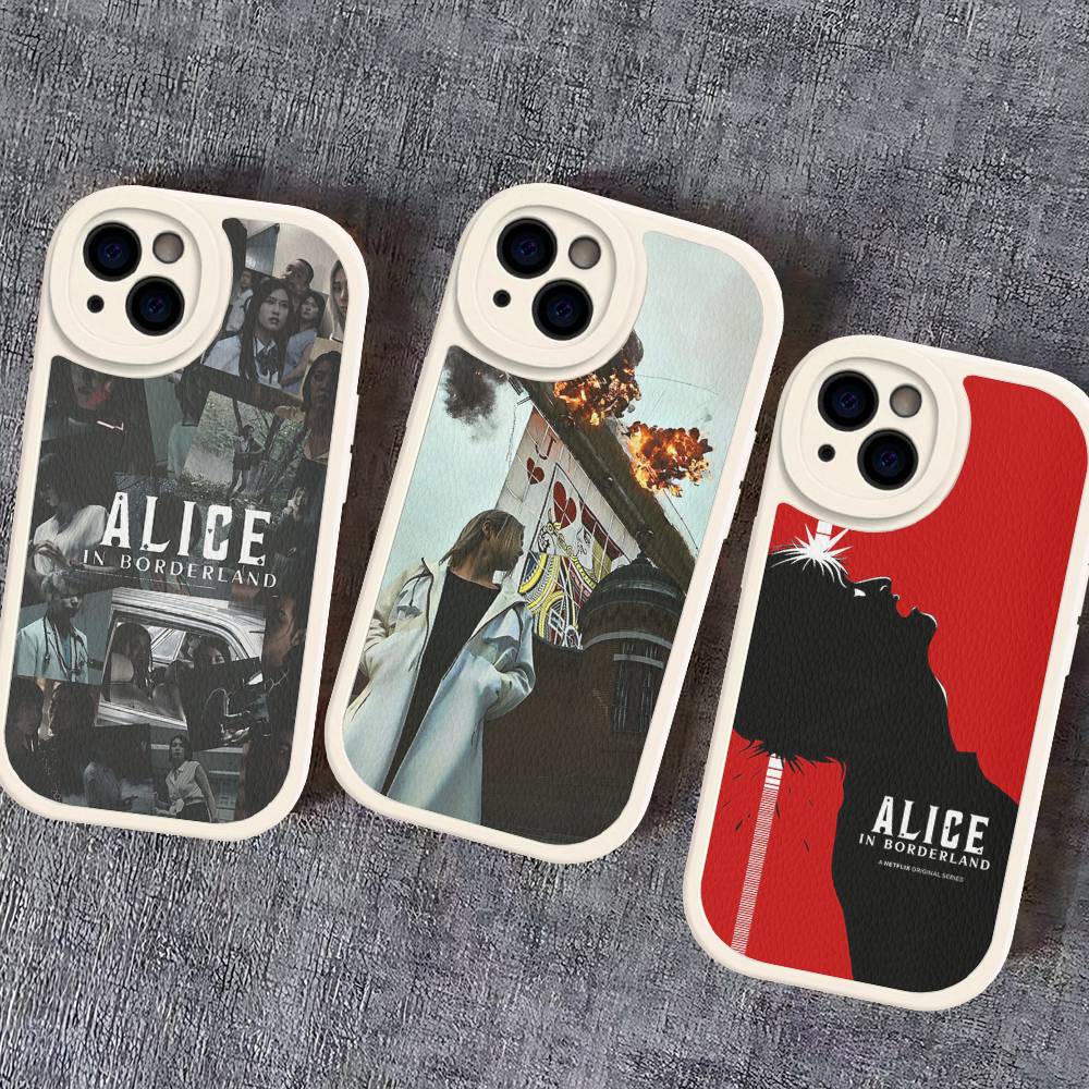 Alice In Borderland TV Suspense Phone Case For IPhone 16 15 14 13 12 11 Pro Max Plus Leather Cover