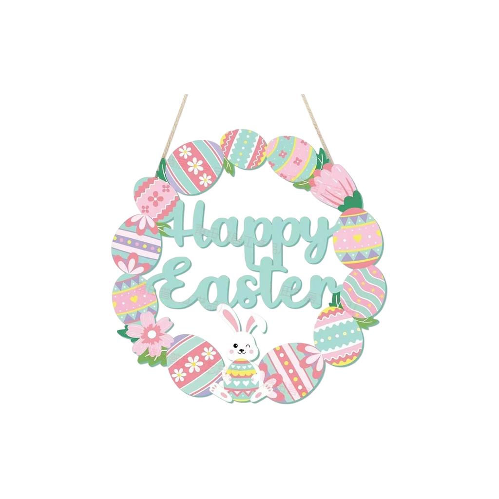 Velikonoční dekorace na dveře: Tato sada nabízí okamžité a roztomilé vylepšení vašich svátečních dveří nebo nástěnné dekorace.